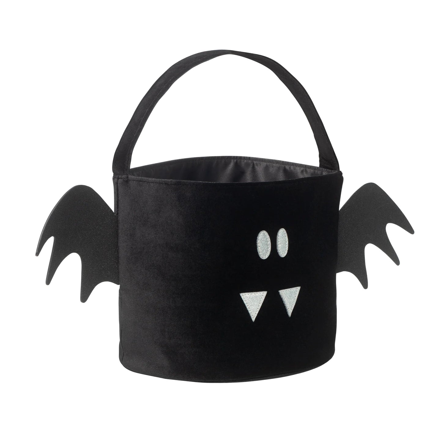 Mimi & Lula Fledermaus-Korb für Halloween, schwarz