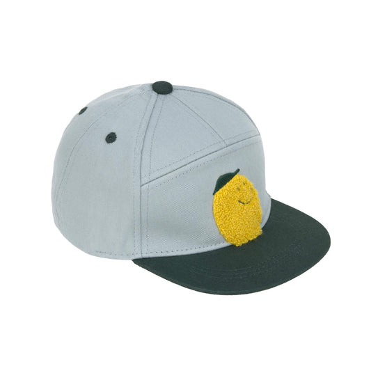 Lässig Kids Skater Cap, lemon, light blue/dark green