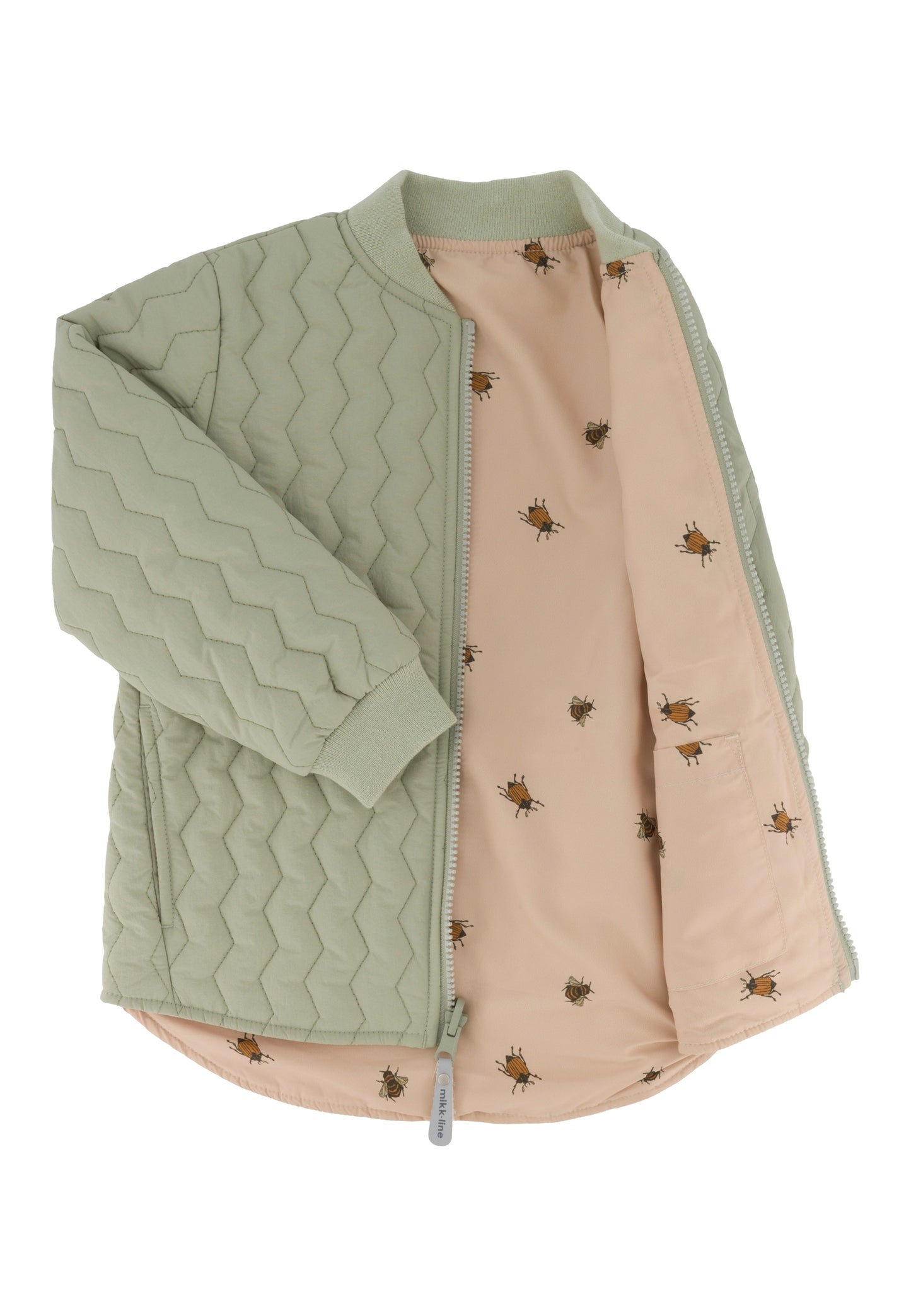 Mikk-Line Wendejacke, desert sage, Bienen, grün