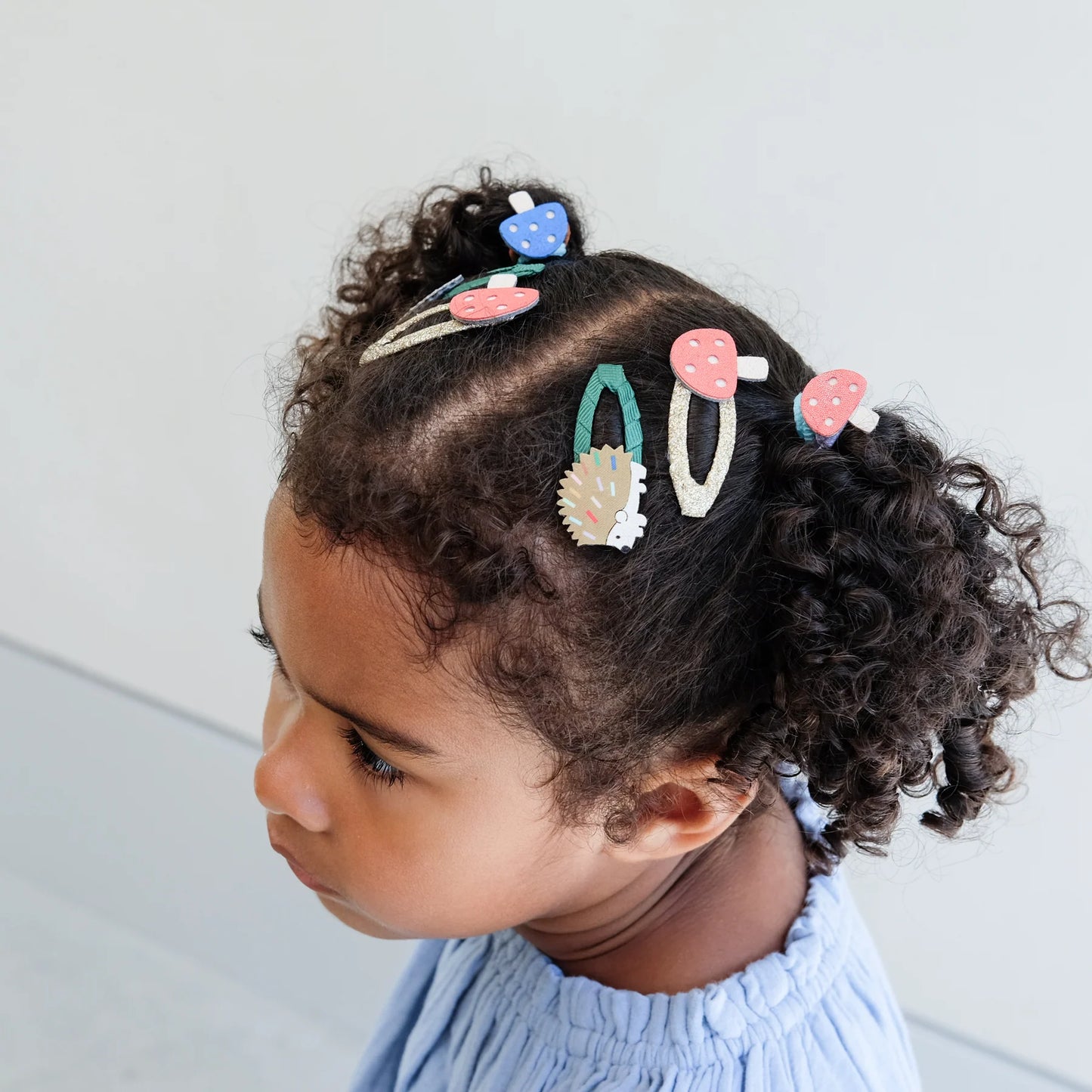 Mimi & Lula Haarspangen Igel Fliegenpilz, Clic Clacs 4er Pack