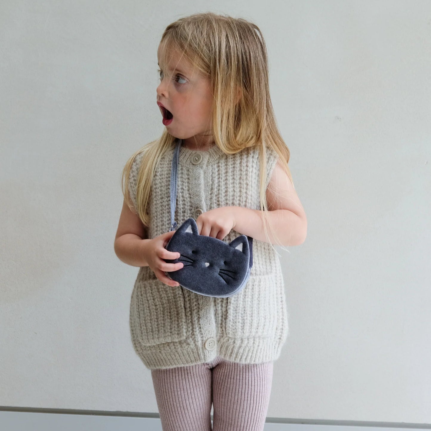 Mimi & Lula Katze Handtasche Juno grau