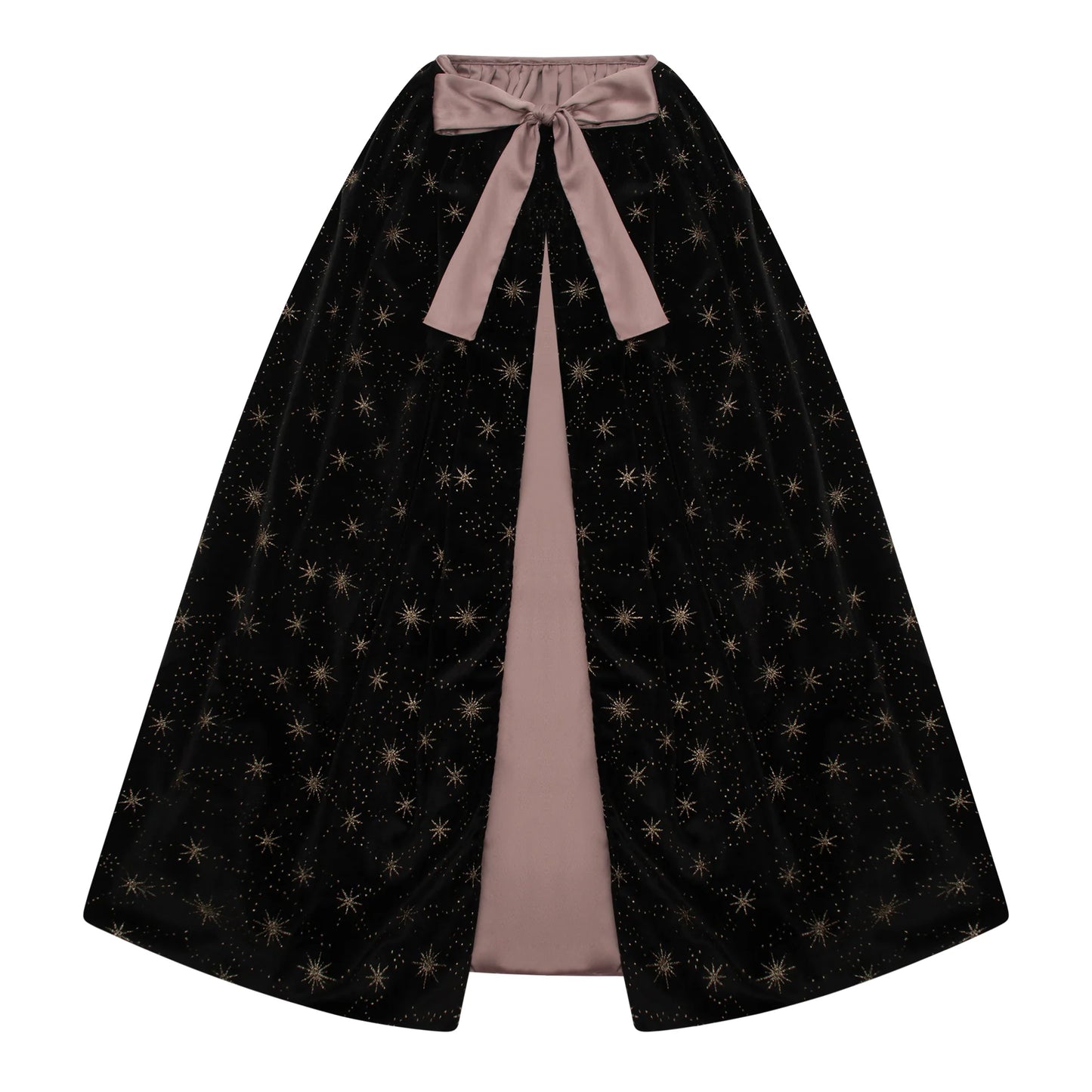 Mimi & Lula Agatha Hexenumhang Cape, schwarz Samt