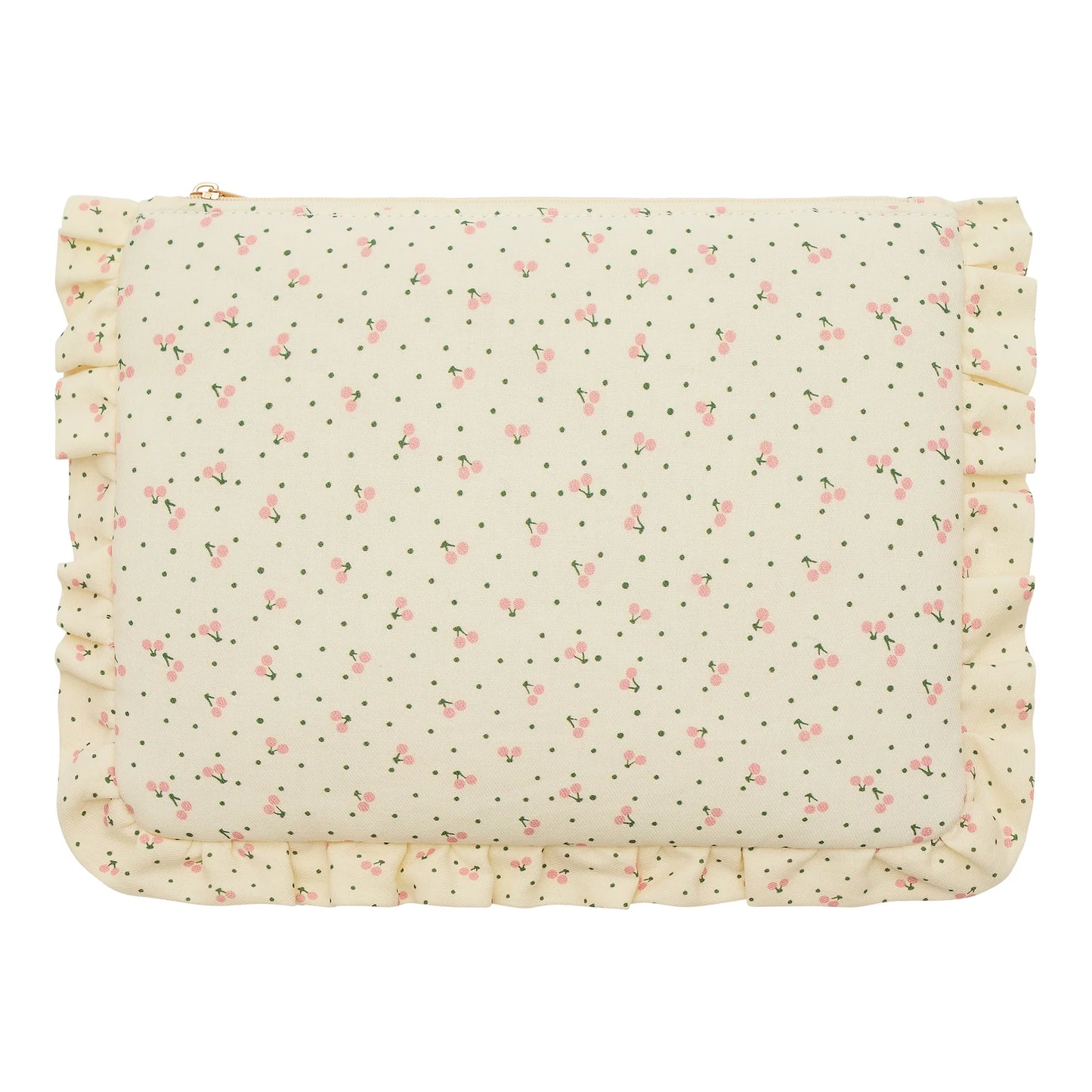 Mimi & Lula Pouch Tasche mit Kirschen, creme