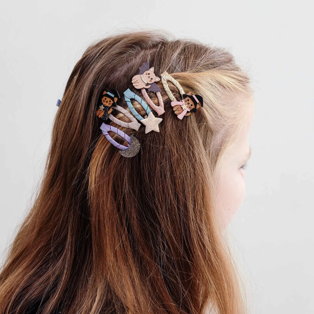 Mimi & Lula Halloween Mini Clips, Haarclips, Katzen, 5er Pack