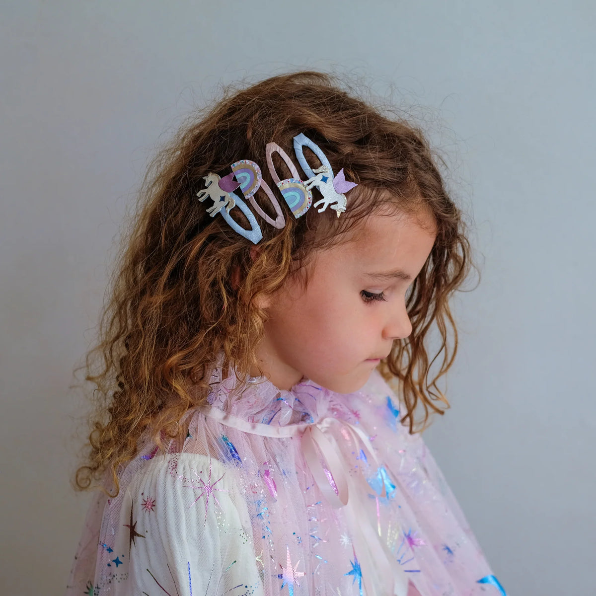 Mimi & Lula Haarspangen Einhorn, Regenbogen, 4er Pack