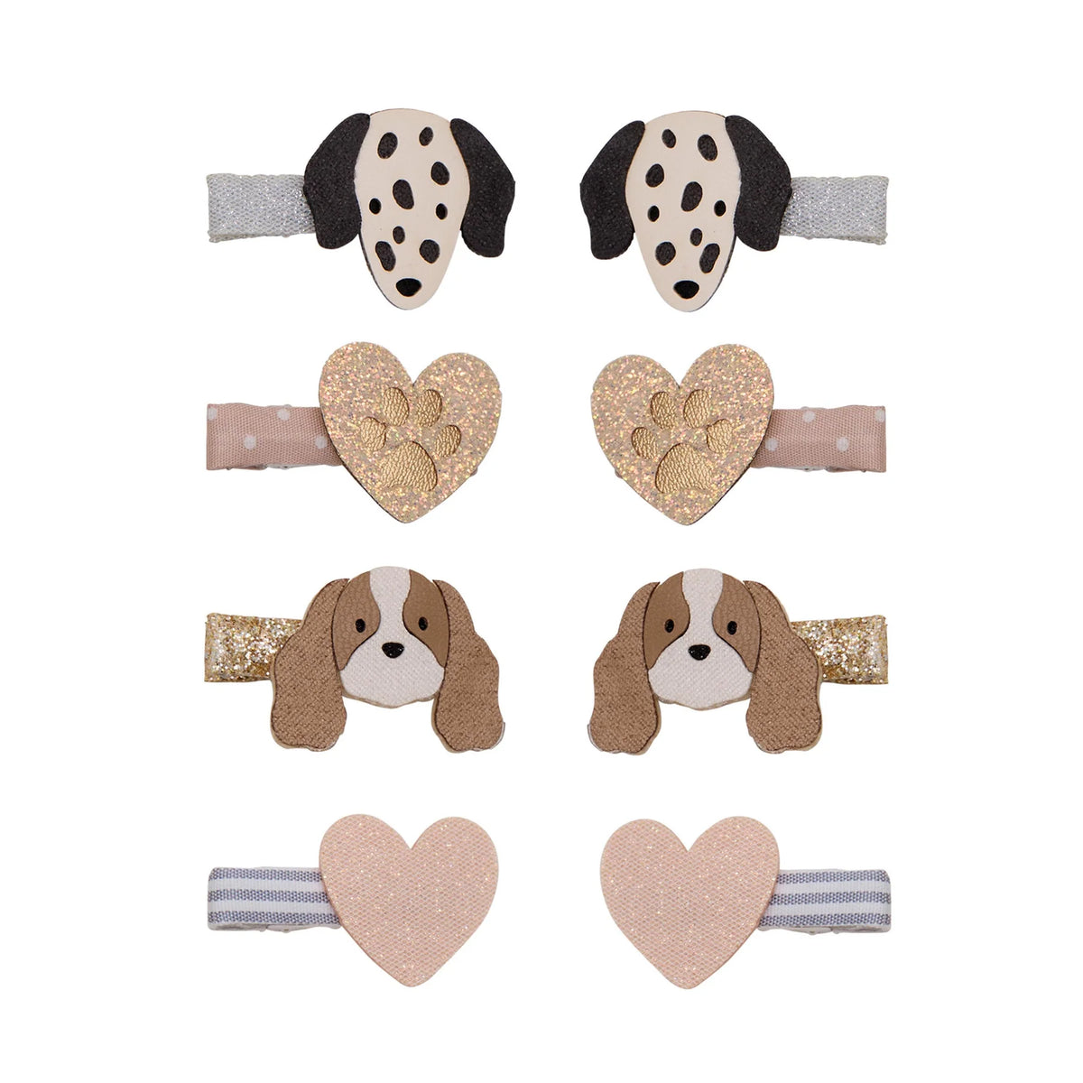 Mimi & Lula Mini-Haarclips Welpen, Puppy Love Mini Hair Clips, 8er Pack, Hunde
