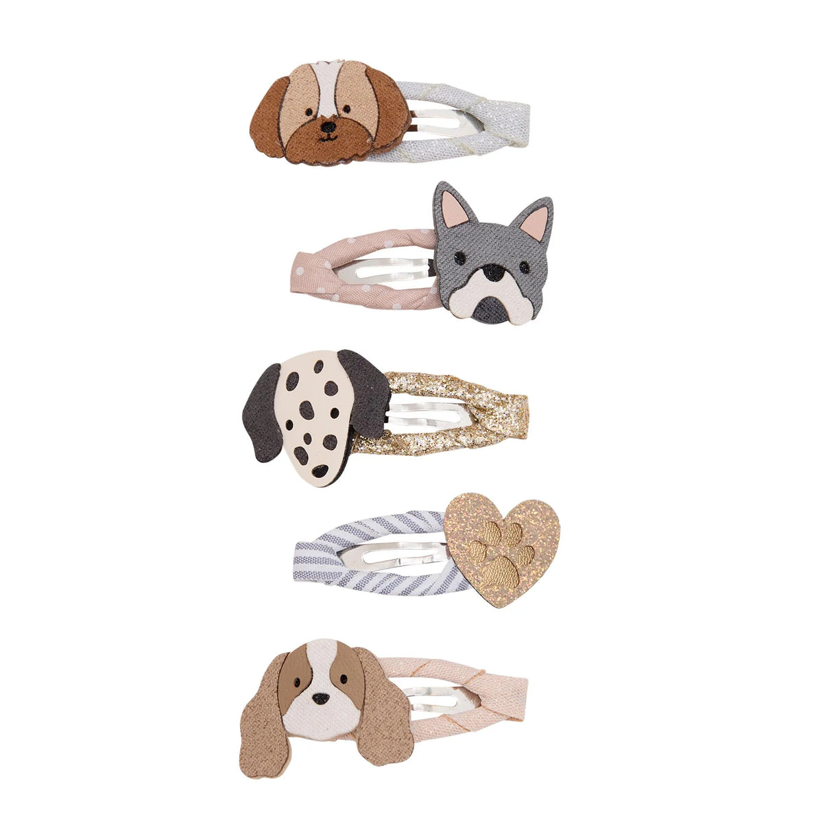 Mimi & Lula Mini-Haarspangen Welpen, Puppy Love Mini Hair Clips, 5er Pack, Hunde