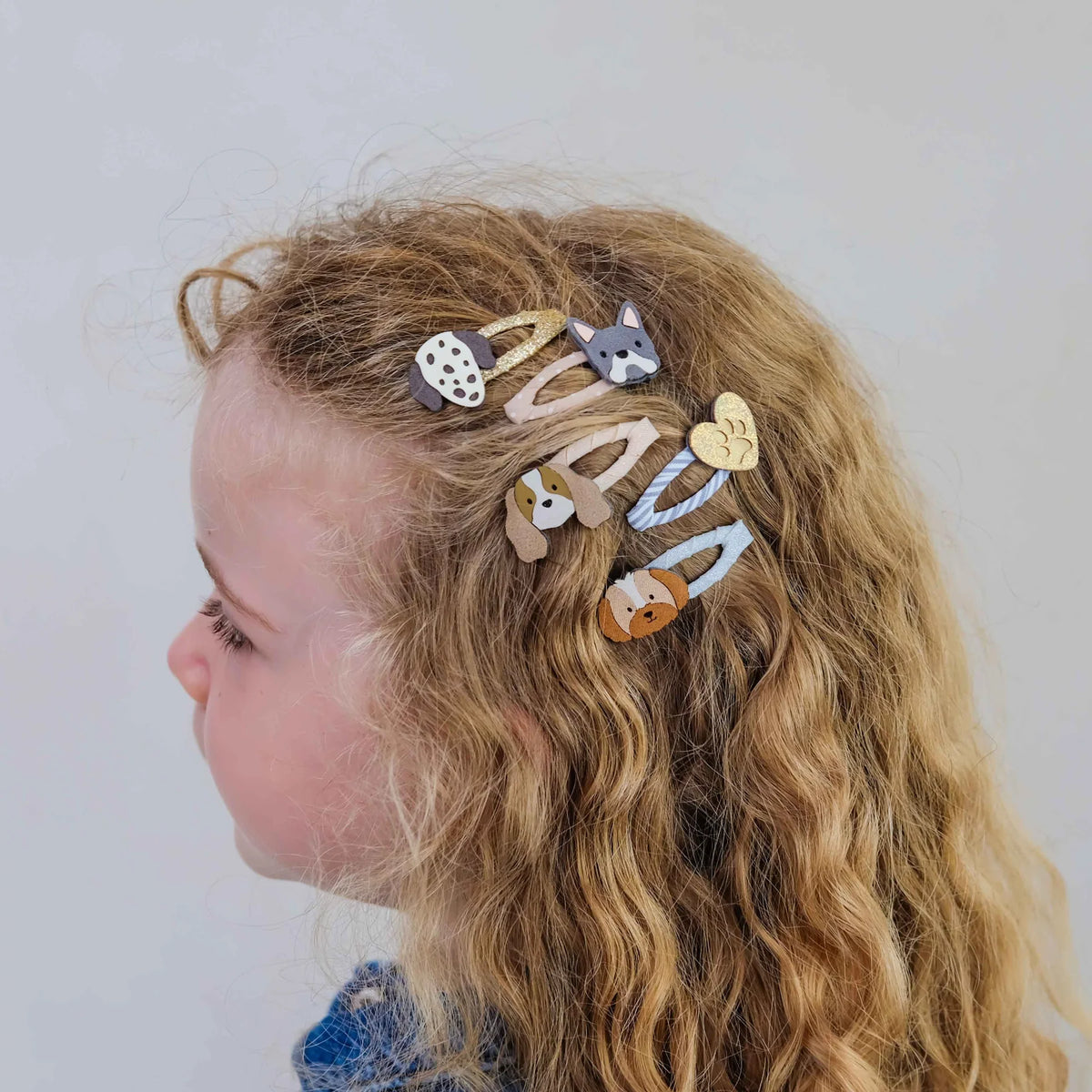 Mimi & Lula Mini-Haarspangen Welpen, Puppy Love Mini Hair Clips, 5er Pack, Hunde