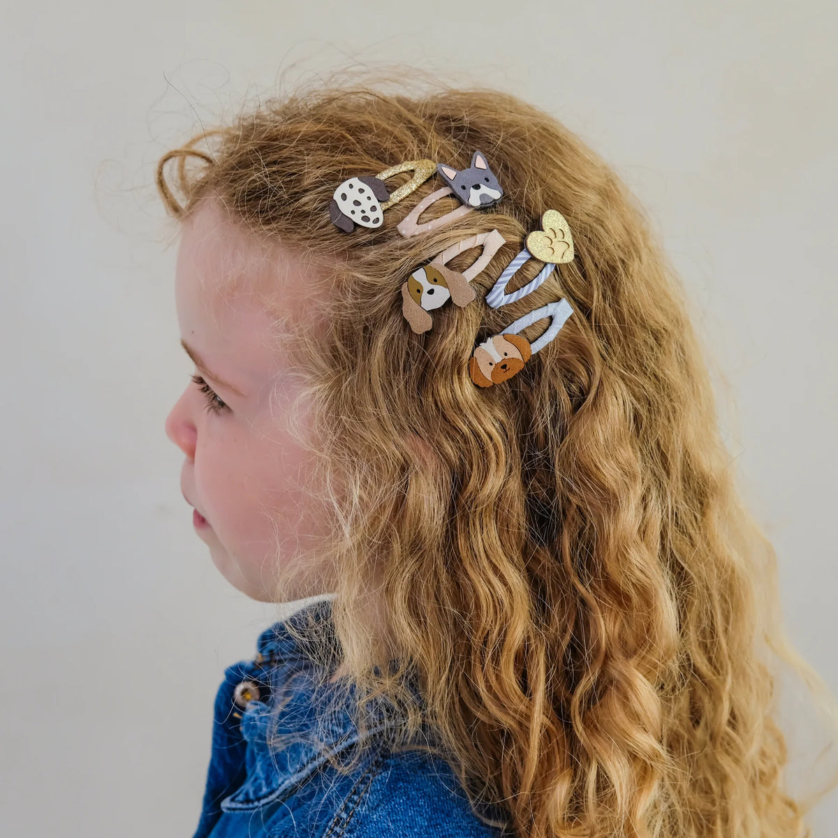 Mimi & Lula Mini-Haarspangen Welpen, Puppy Love Mini Hair Clips, 5er Pack, Hunde