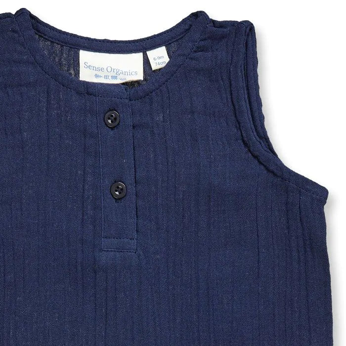 Sense Organics Maris Baby Overall navy
