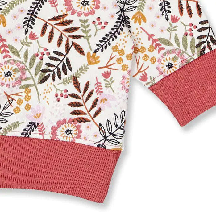 Sense Organics Siam Baby Sweatshirt Mixed Flowers