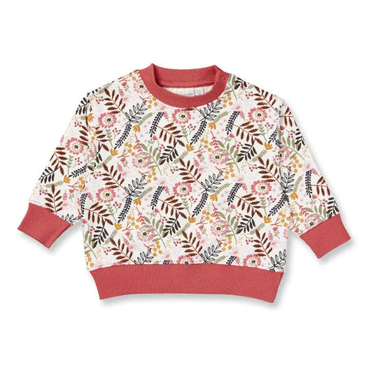 Sense Organics Siam Baby Sweatshirt Mixed Flowers