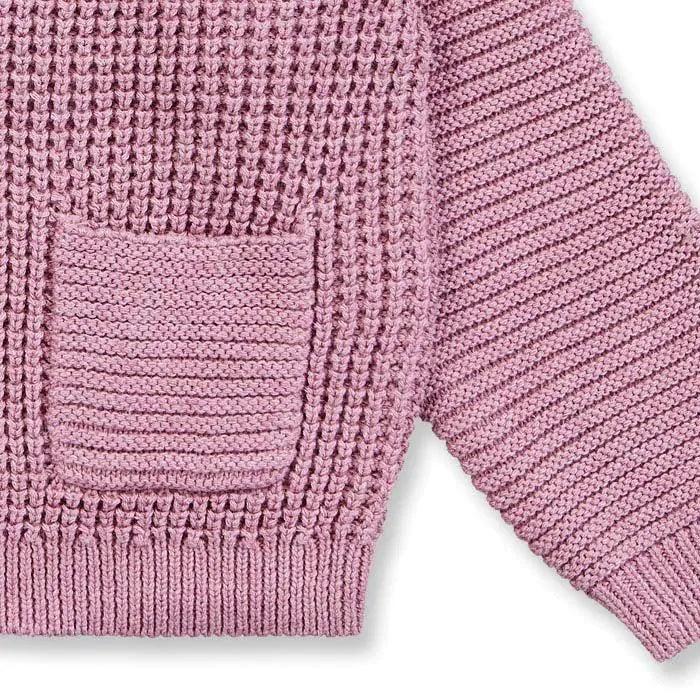 Sense Organics Tulia Strickjacke Knitted Cardigan Mauve