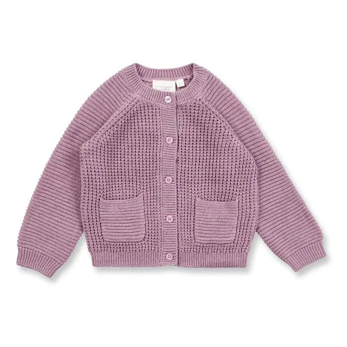 Sense Organics Tulia Strickjacke Knitted Cardigan Mauve