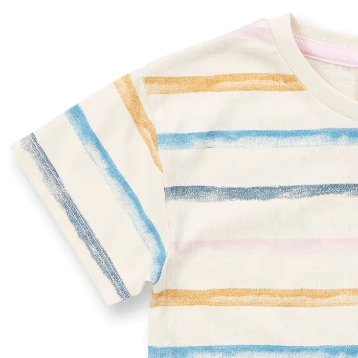 Sense Organics T-Shirt Lina Watercolour Stripes