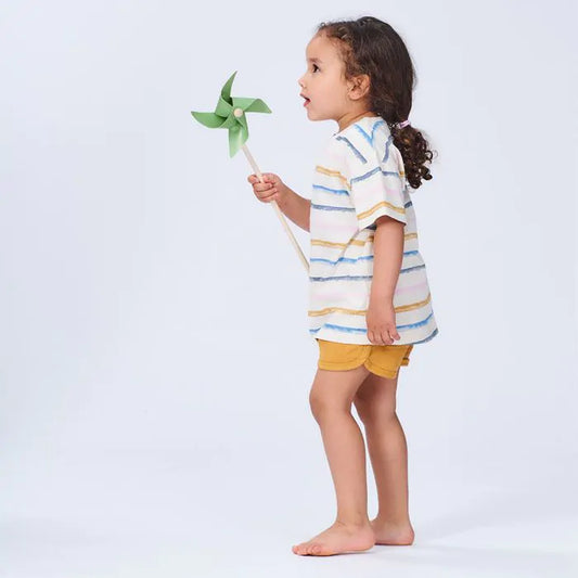 Sense Organics T-Shirt Lina Watercolour Stripes