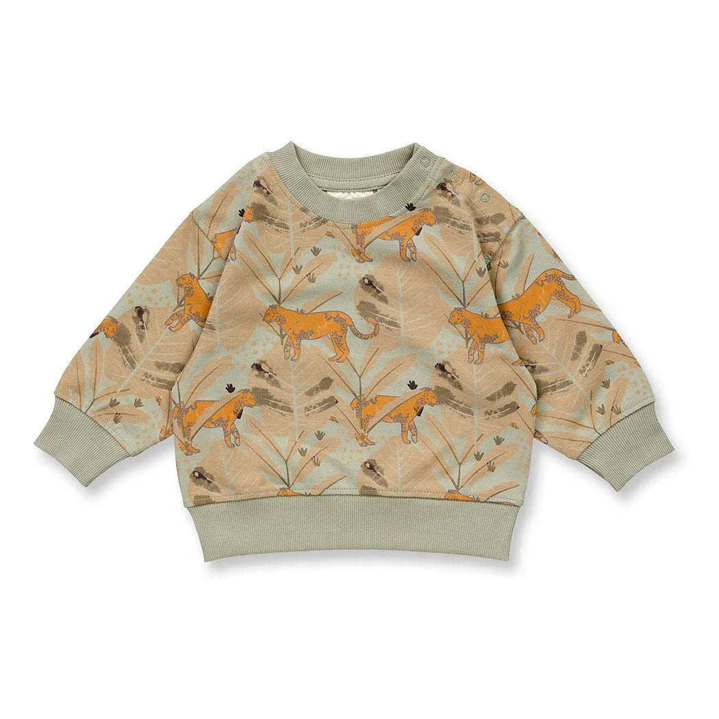 Sense Organics Siam Baby Sweatshirt AOP Leopard