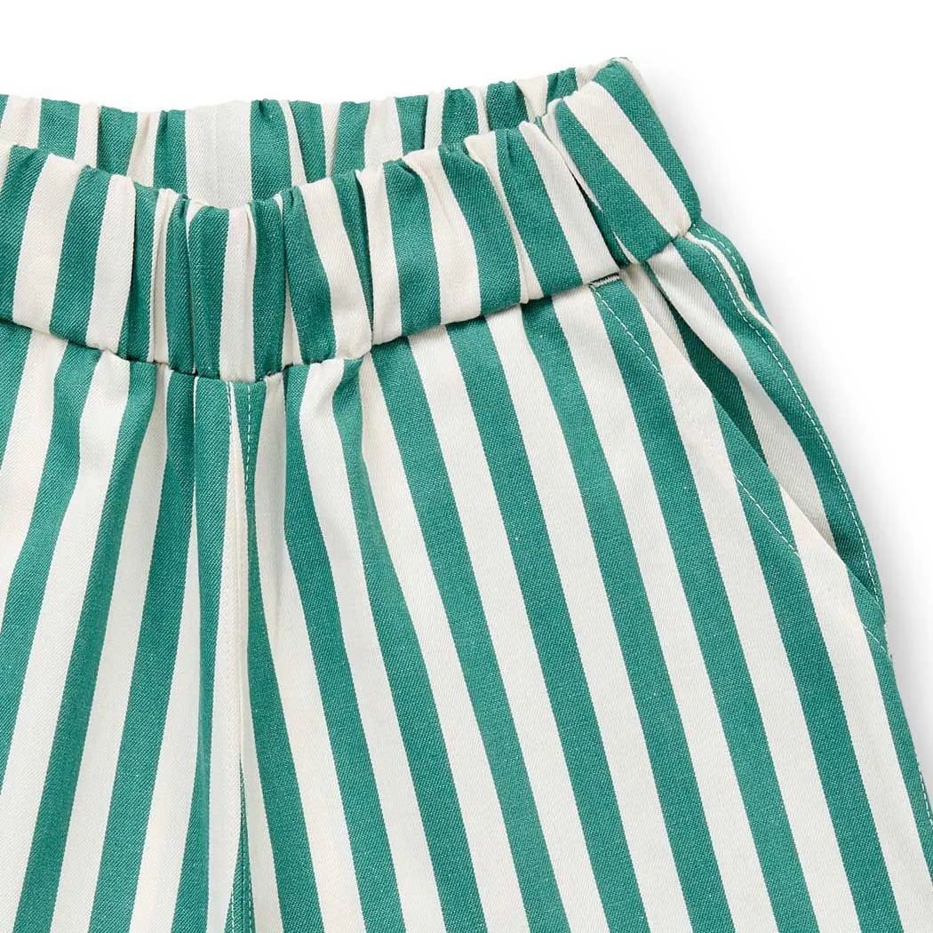 Sense Organics Culotte, Hose, Wala, Emerald Green Stripes, Hose
