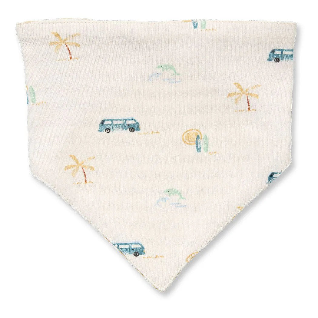 Sense Organics Baby Dreieckstuch mit Camper, Bib, Lätzchen, zum wenden