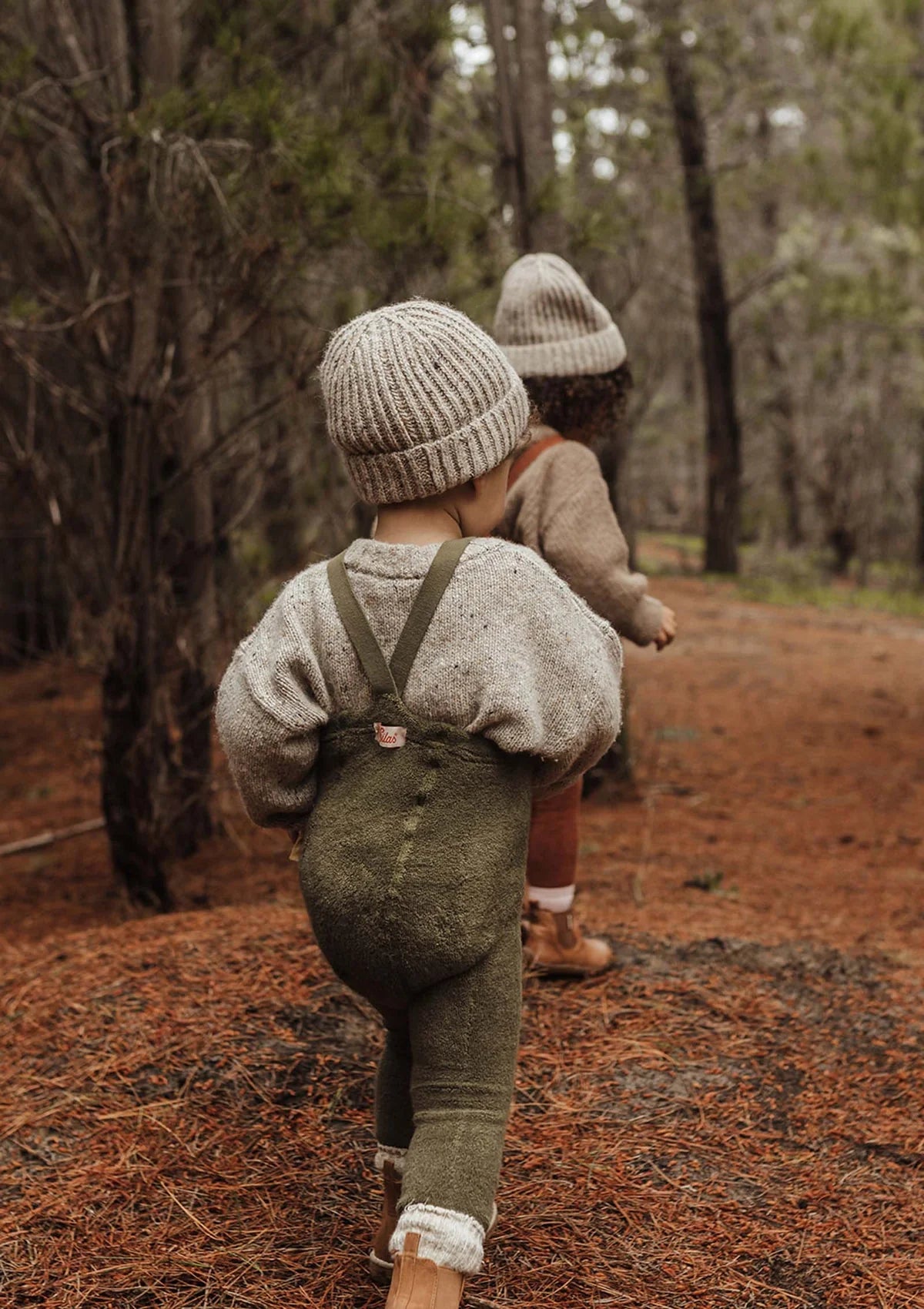 Silly Silas Teddy Leggings Olive