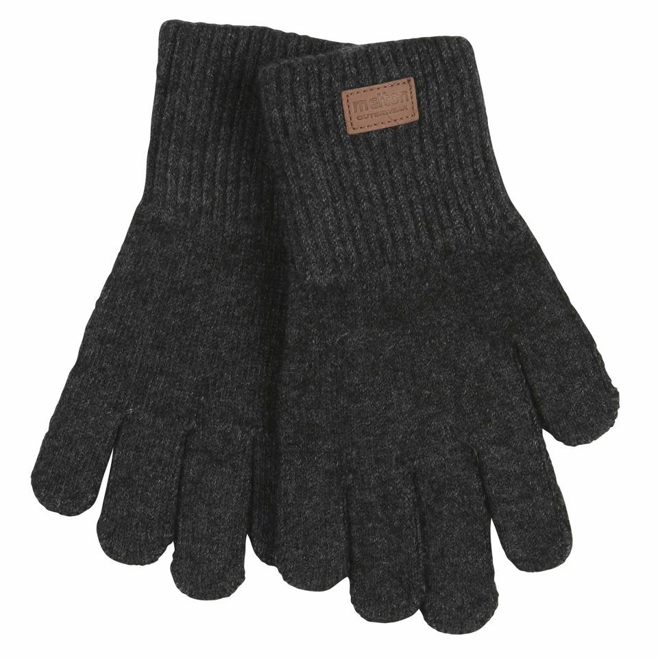 Melton Fingerhandschuhe, Handschuhe, dark grey melange