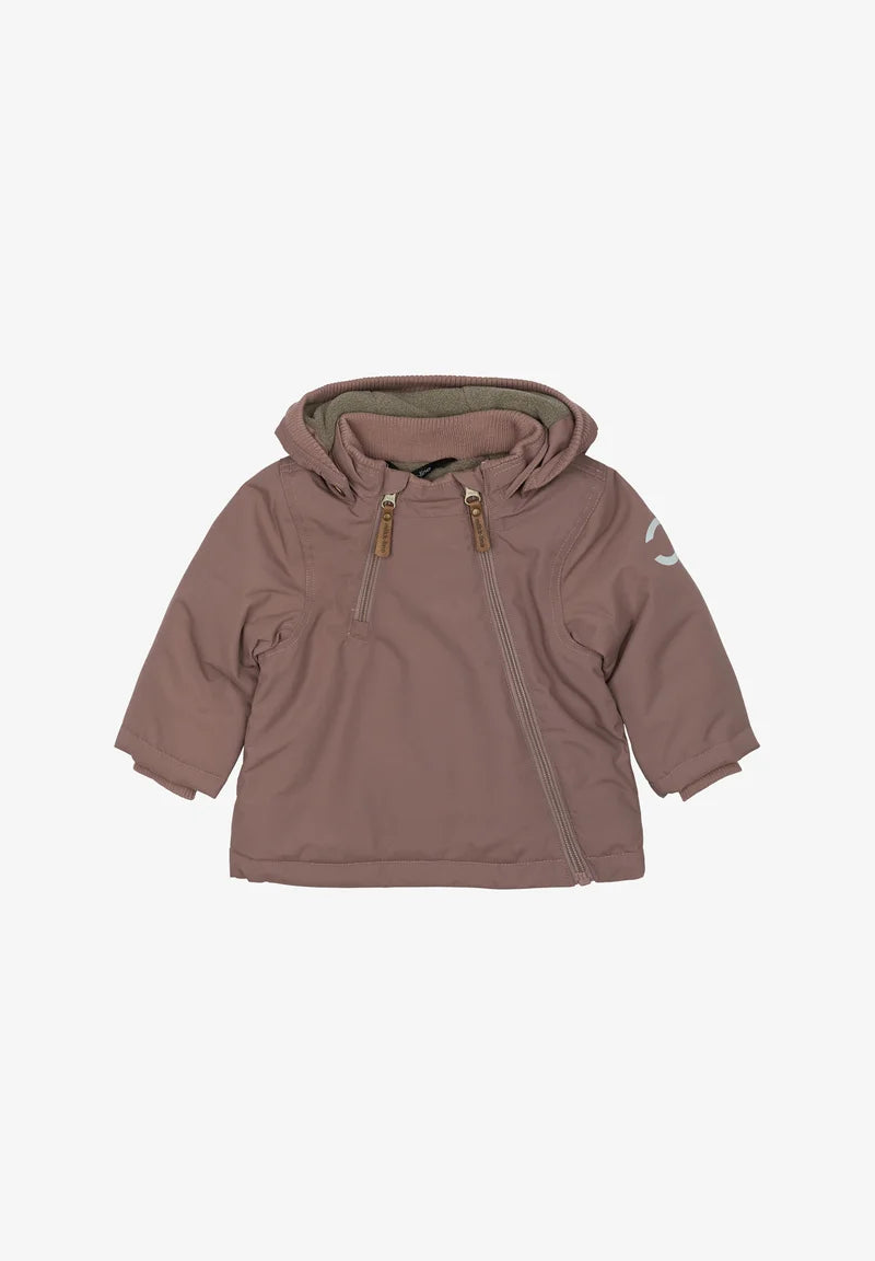 Mikk Line Nylon Baby-Jacke Solid, Twilight Mauve