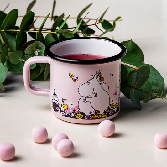 Muurla Becher Emaille Moomin - Liebe 2,5dl