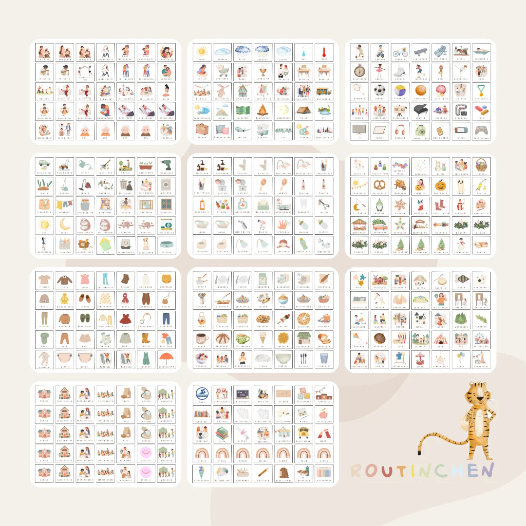 Routinchen Wochenplaner inkl. Symbole Weltall
