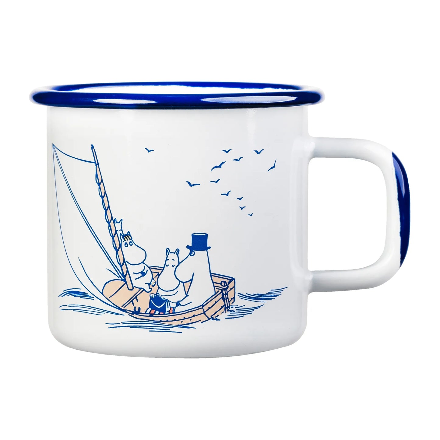 Muurla Moomins Becher aus Emaille 3,7dl Sailors