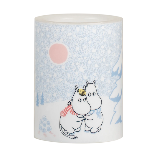 Muurla LED-Kerze Moomin, Let it snow