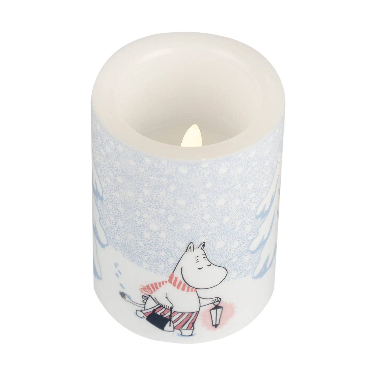 Muurla LED-Kerze Moomin, Let it snow