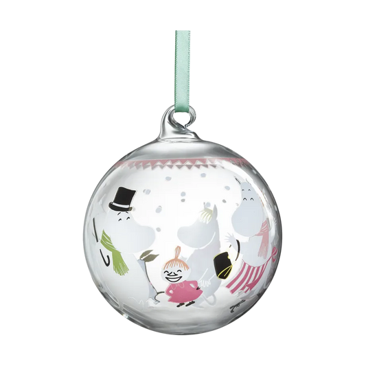 Muurla Moomin Weihnachtskugel Festive Spirits 9cm