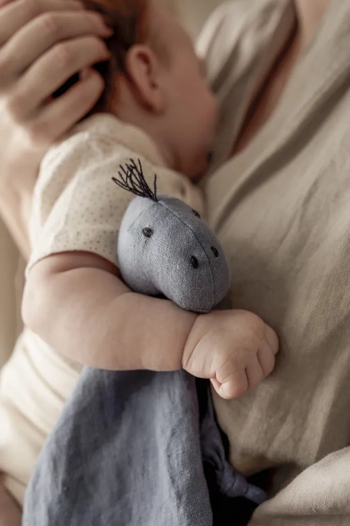 Kid's Concept Schnuffeltuch Dino blau, Hugo