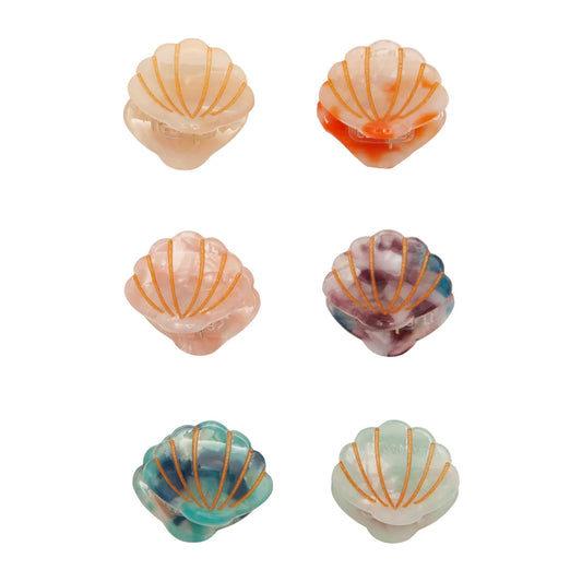Mimi & Lula Mini Haarklammern Muscheln 6er Pack