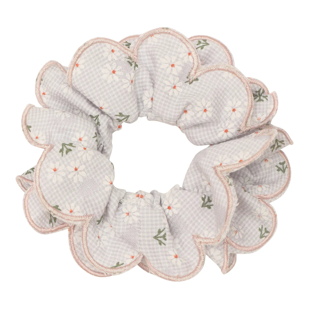 Mimi & Lula Scrunchie Haargummie floral, daisy blue