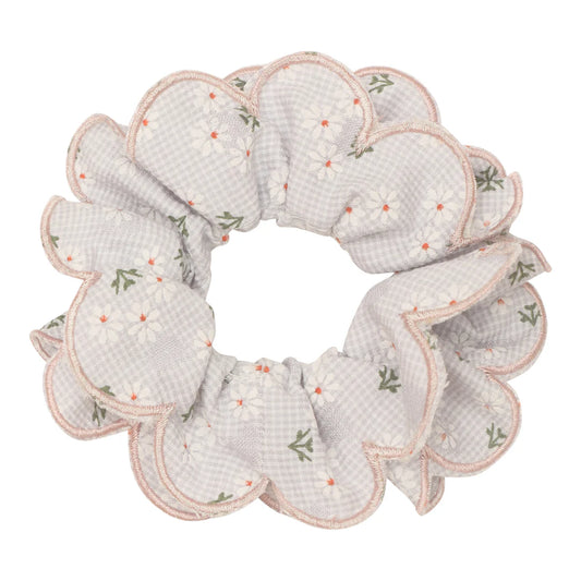 Mimi & Lula Scrunchie Haargummie floral, daisy blue