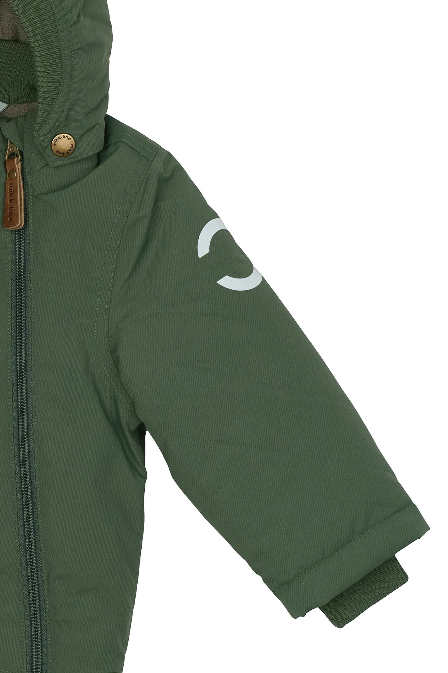 Mikk Line Nylon Baby-Jacke Solid, Thyme