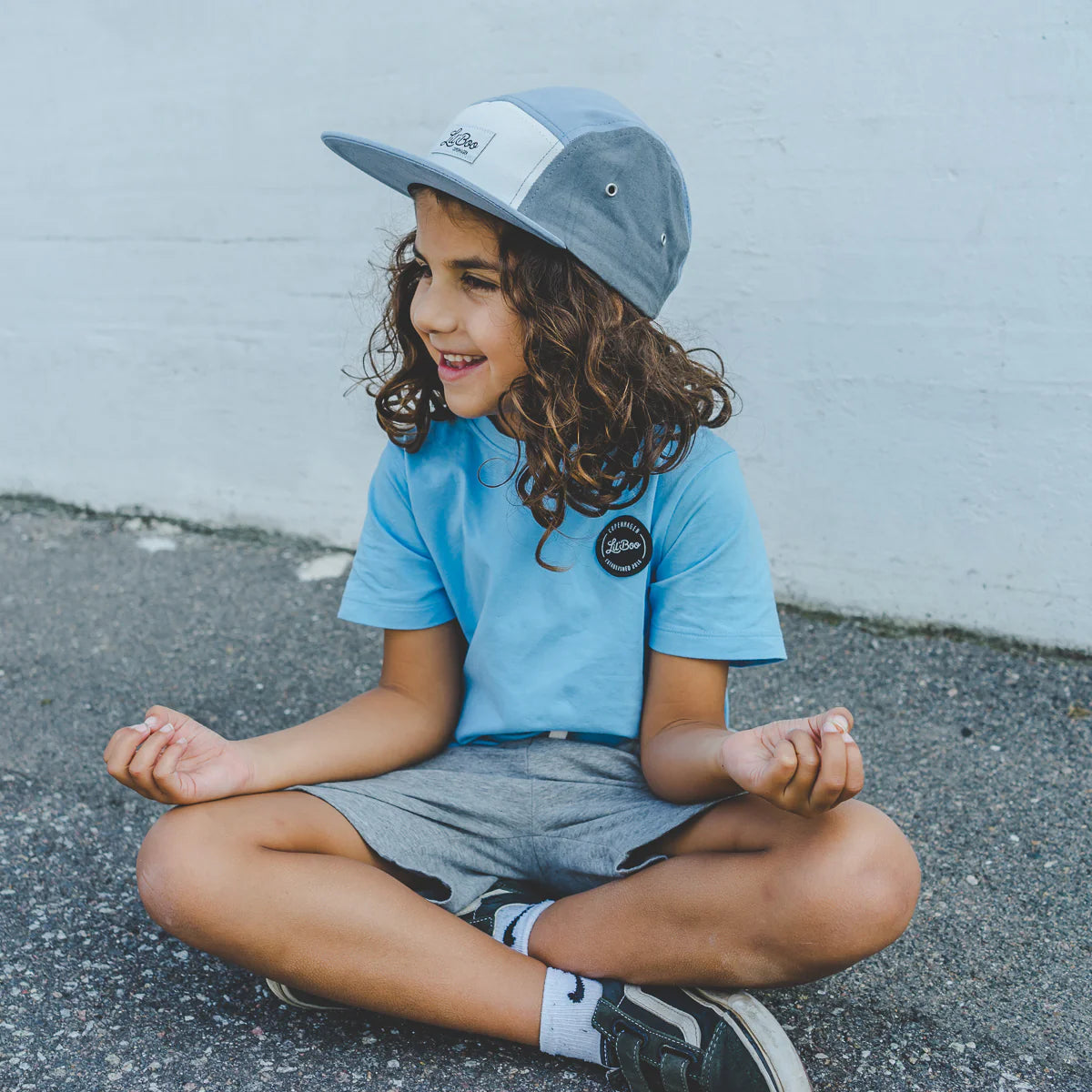 Lil Boo Cloud 5 blue blue grey off white, Cap