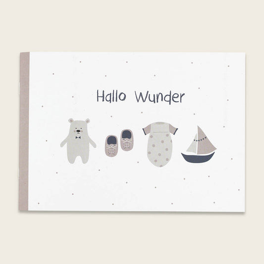 Ava&Yves Hallo Wunder, Babyalbum, Softcover, rose