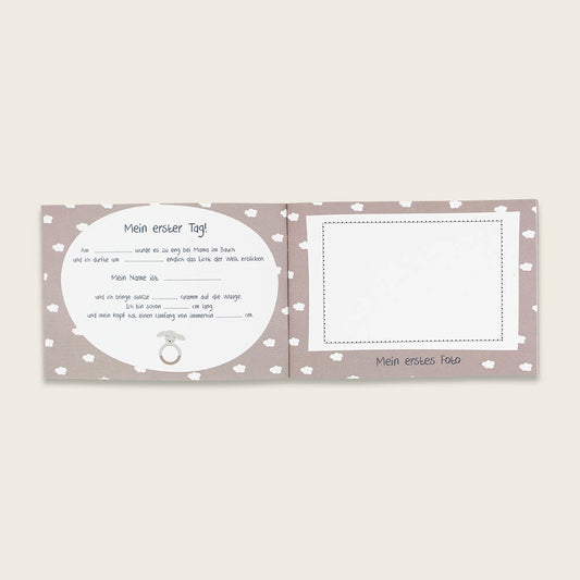 Ava&Yves Hallo Wunder, Babyalbum, Softcover, rose