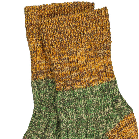 MP Denmark Re-Stock Socks mosstone, 10 59060 0 - 842, curry grün