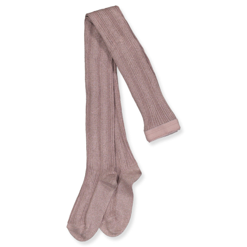 MP Denmark Celosia glitter tights 47 Mauve Shadows