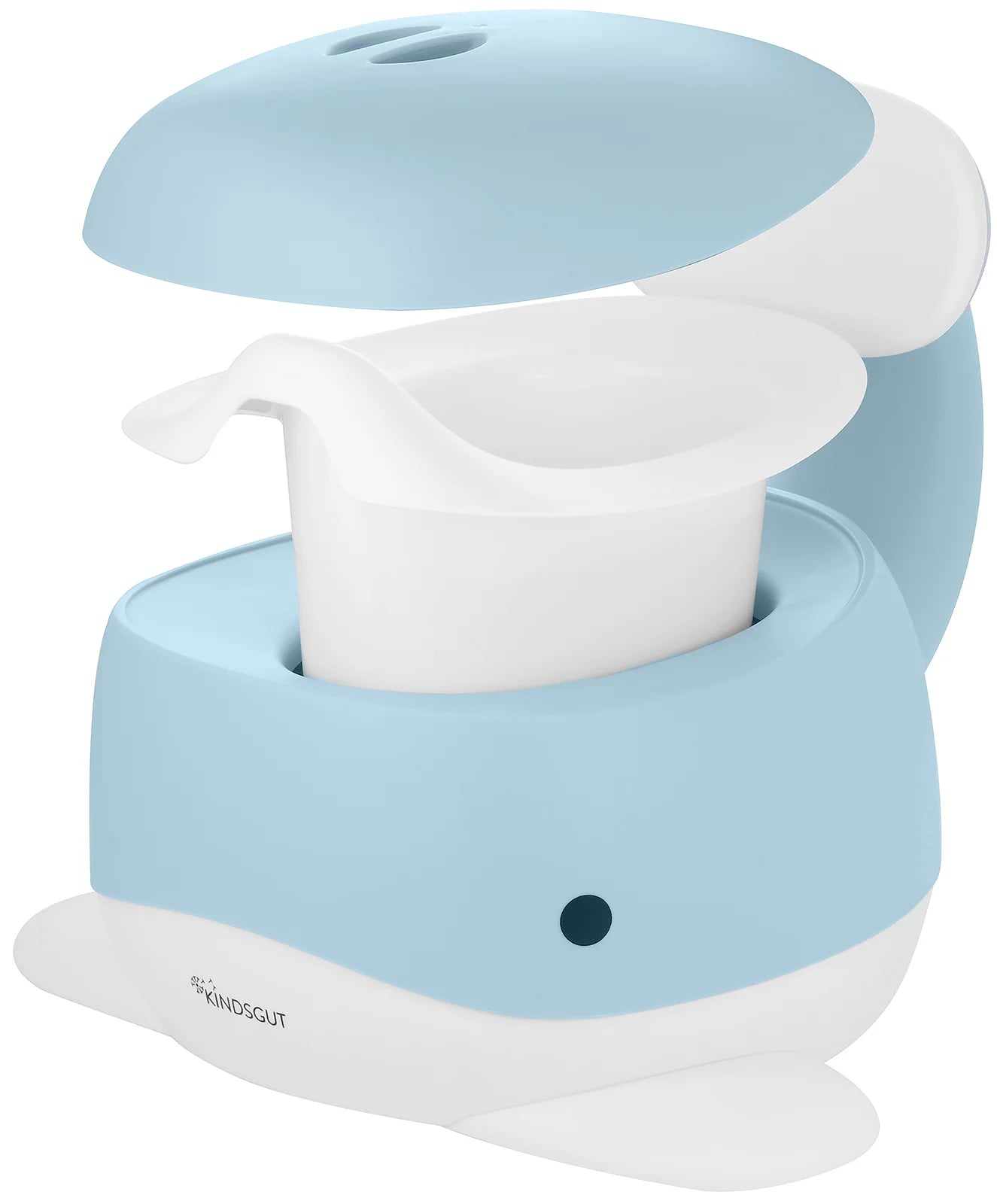 Kindsgut Kindertöpfchen Potty Pottwal hellblau