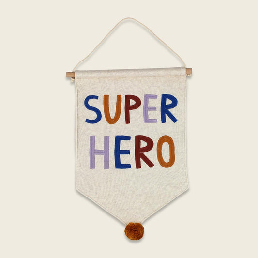 Ava&Yves Wandbehang "Super Hero" 22x32cm