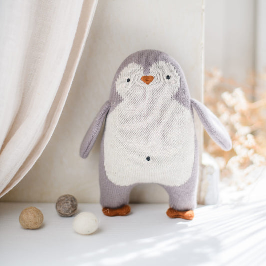 Ava&Yves Rassel Pinguin lavendel graumelange