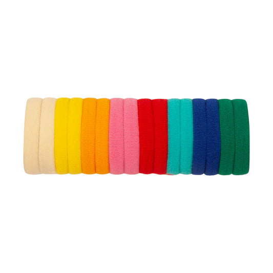 Mimi & Lula Mini Towelling Ponies Haargummies Regenbogenfarben 16er Pack