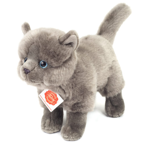 Teddy Hermann Kartäuserkatze stehend 20 cm - Plüschtier - Stofftier