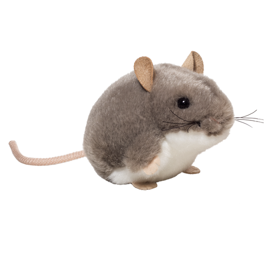 Teddy Hermann Maus grau 9 cm - Plüschtier - Stofftier
