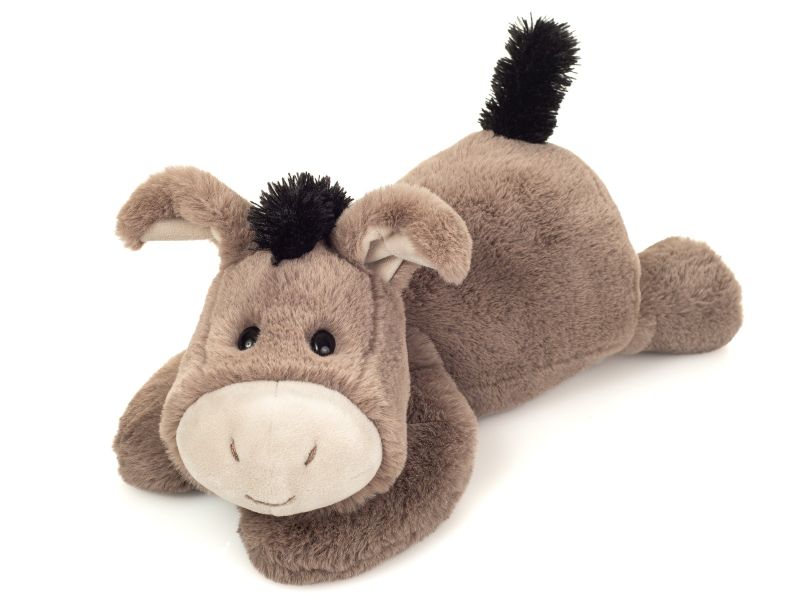 Teddy Hermann Esel Eddy liegend 38cm