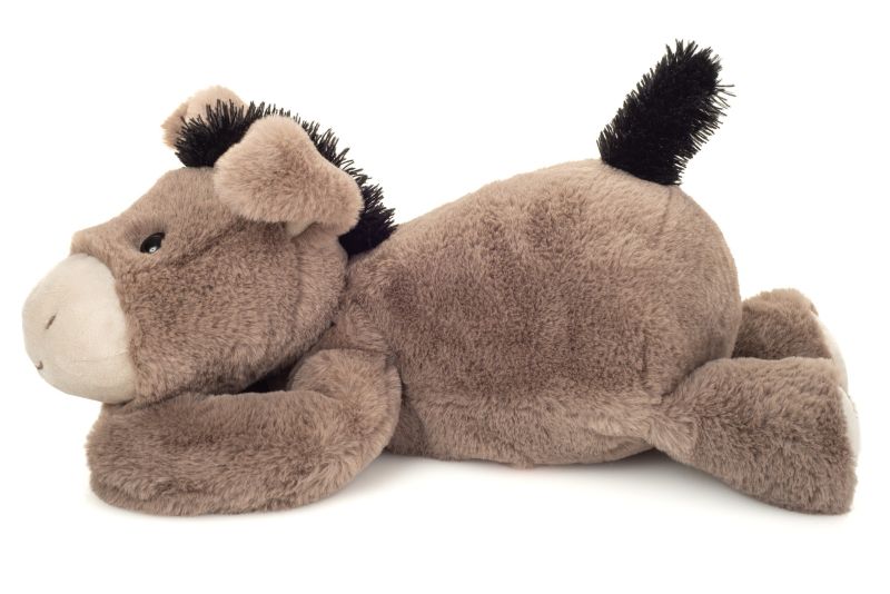 Teddy Hermann Esel Eddy liegend 38cm